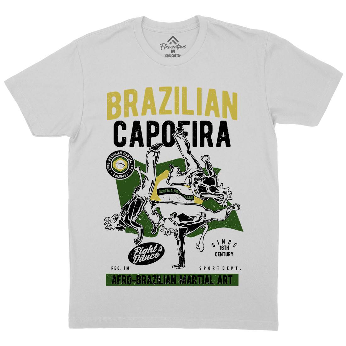 Brazilian Capoeira Mens Crew Neck T-Shirt Sport A626