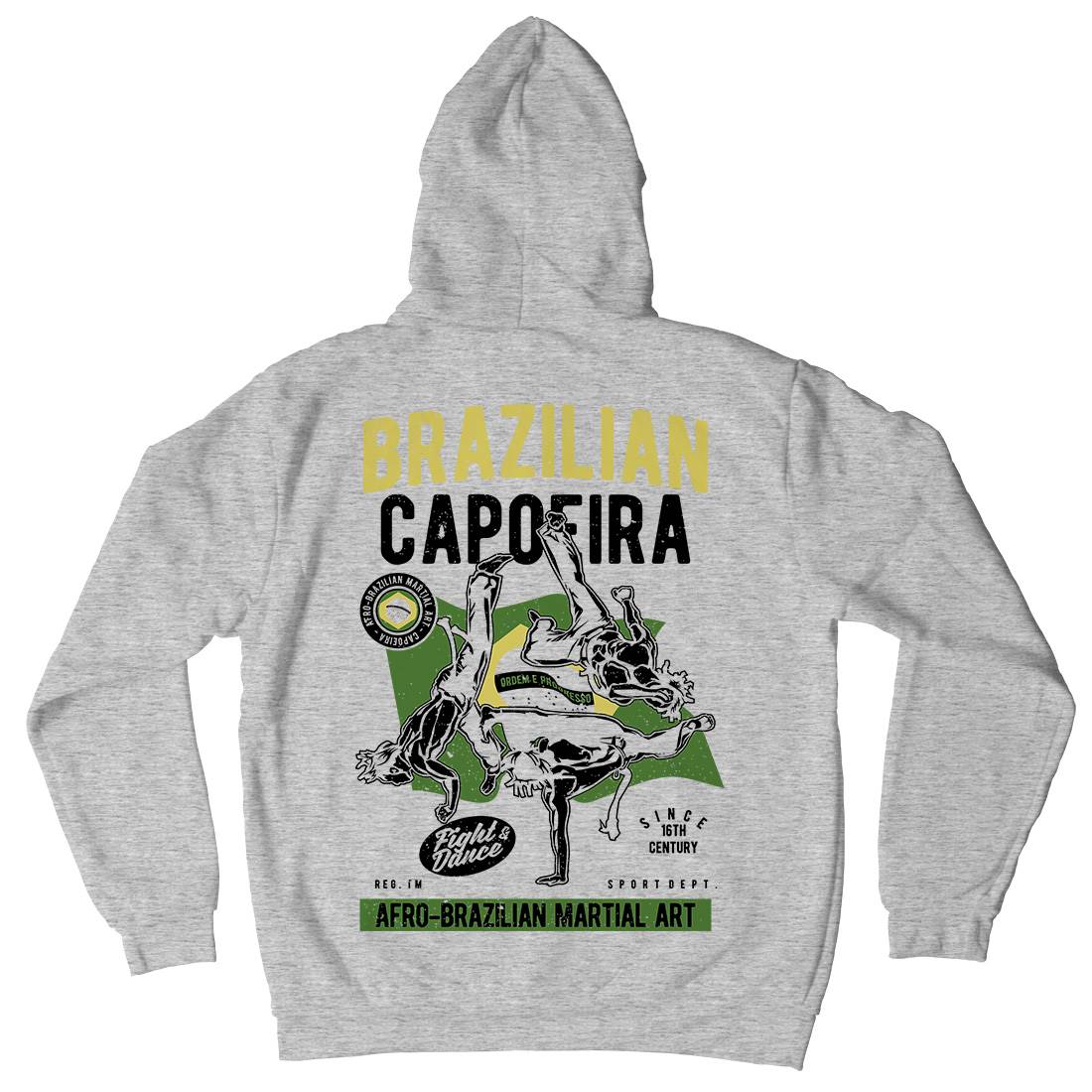 Brazilian Capoeira Mens Hoodie With Pocket Sport A626