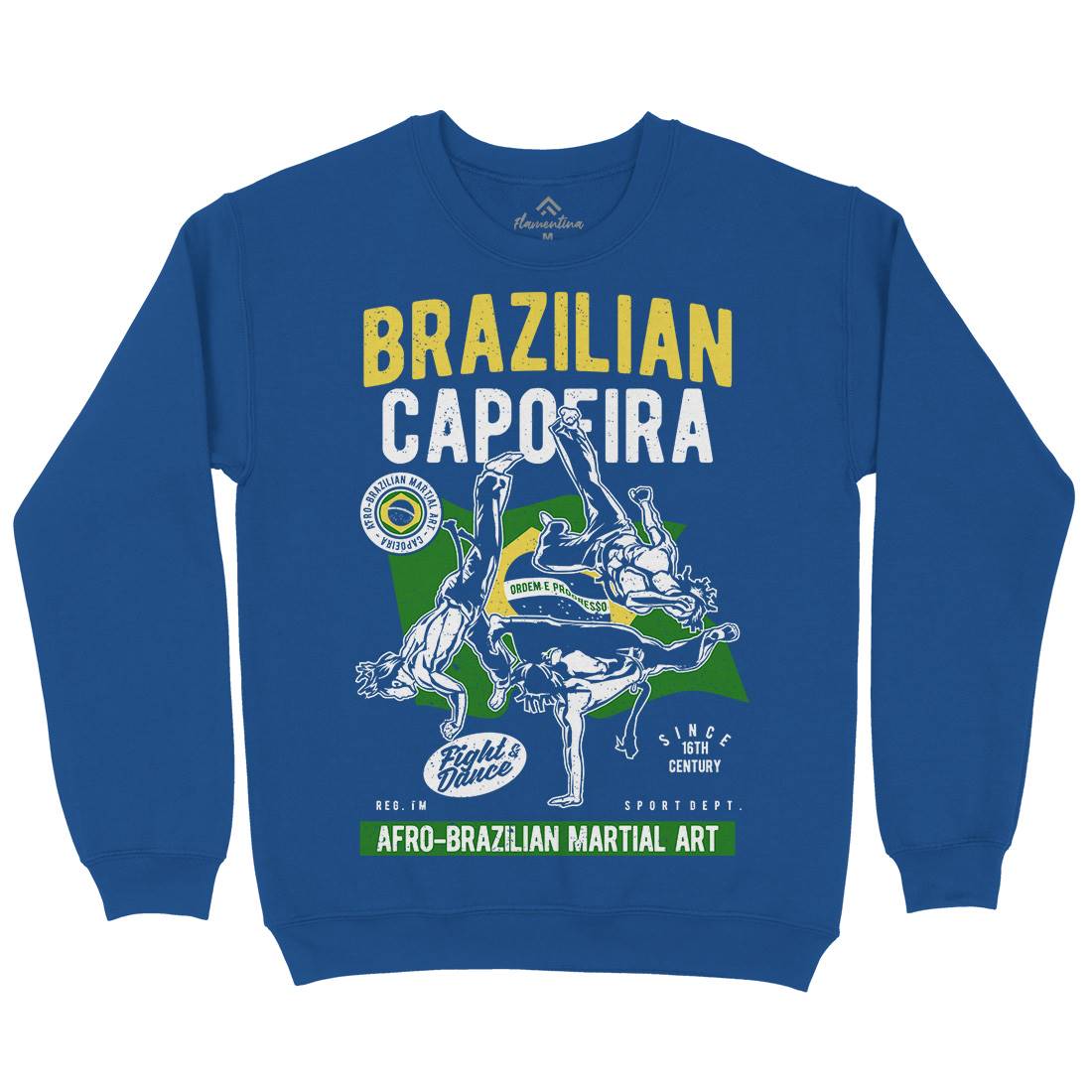 Brazilian Capoeira Mens Crew Neck Sweatshirt Sport A626