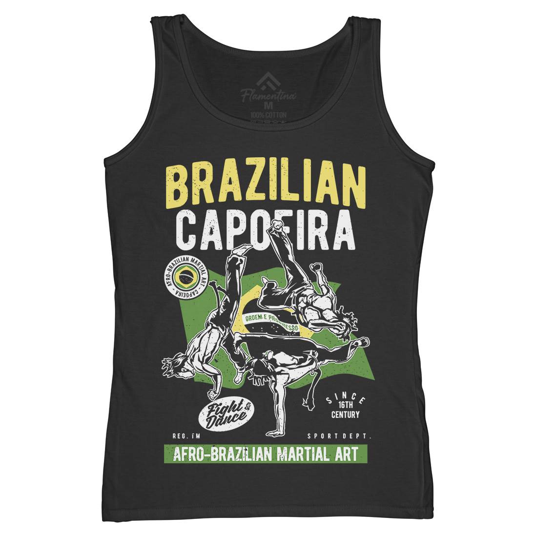 Brazilian Capoeira Womens Organic Tank Top Vest Sport A626