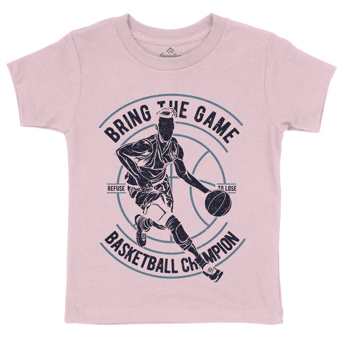Bring The Game Kids Crew Neck T-Shirt Sport A627