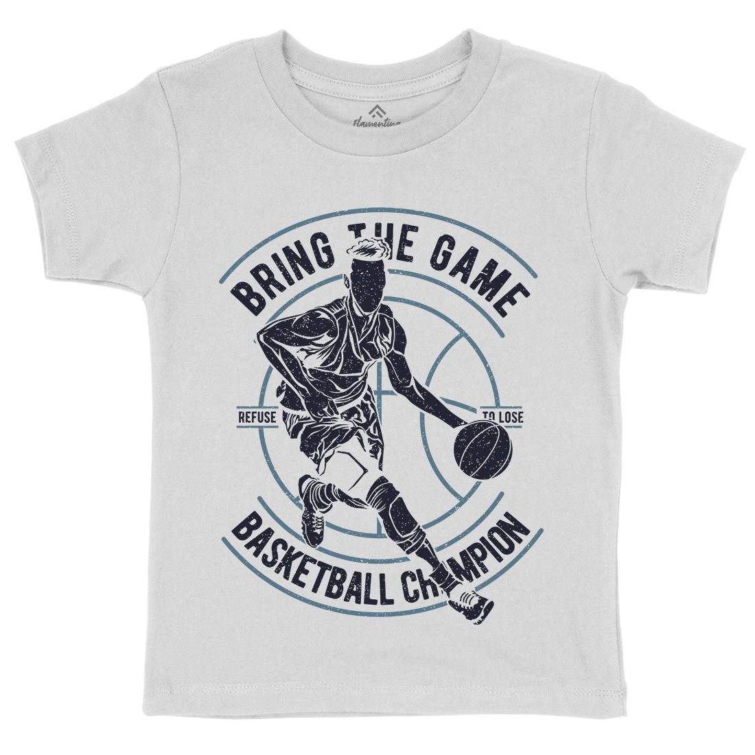 Bring The Game Kids Crew Neck T-Shirt Sport A627