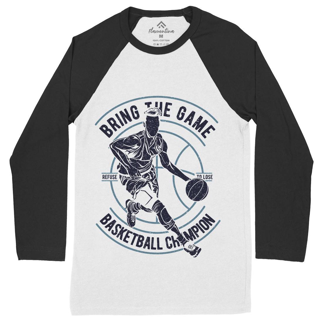 Bring The Game Mens Long Sleeve Baseball T-Shirt Sport A627