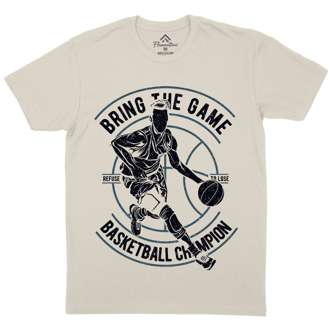 Bring The Game Mens Organic Crew Neck T-Shirt Sport A627