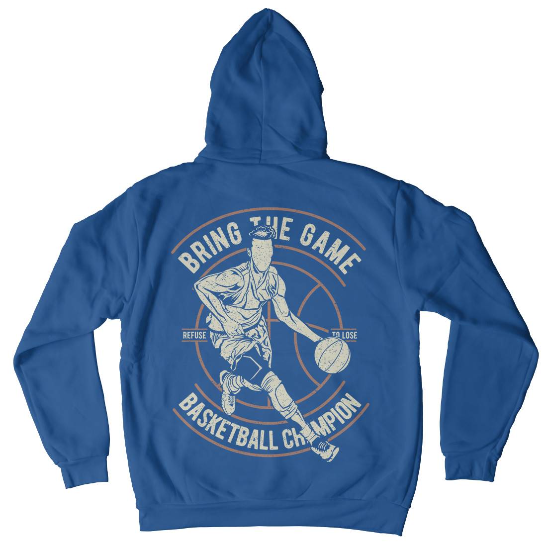 Bring The Game Mens Hoodie With Pocket Sport A627