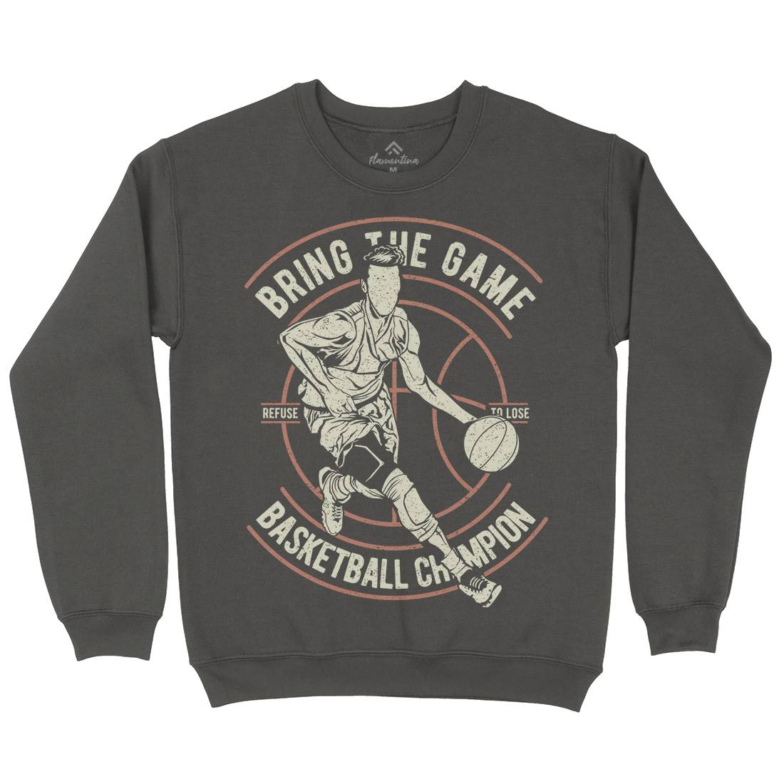 Bring The Game Mens Crew Neck Sweatshirt Sport A627