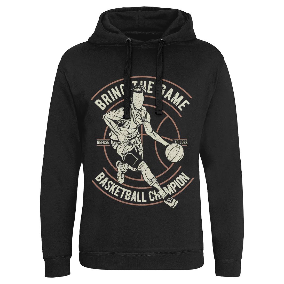 Bring The Game Mens Hoodie Without Pocket Sport A627