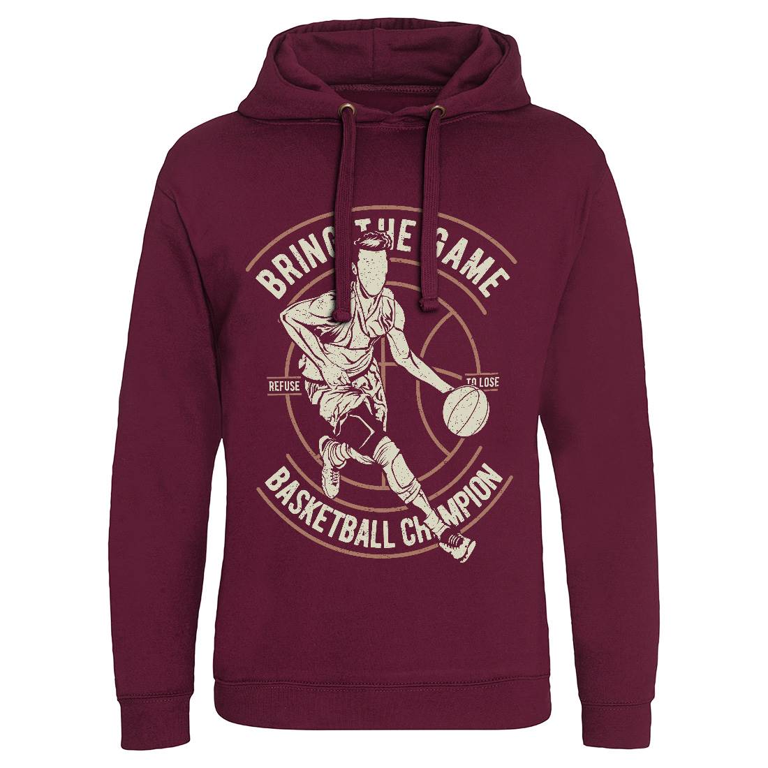 Bring The Game Mens Hoodie Without Pocket Sport A627