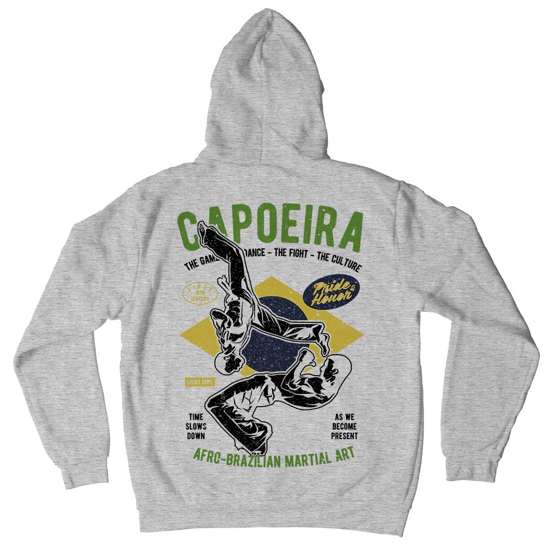 Brazilian Capoeira Mens Hoodie With Pocket Sport A632