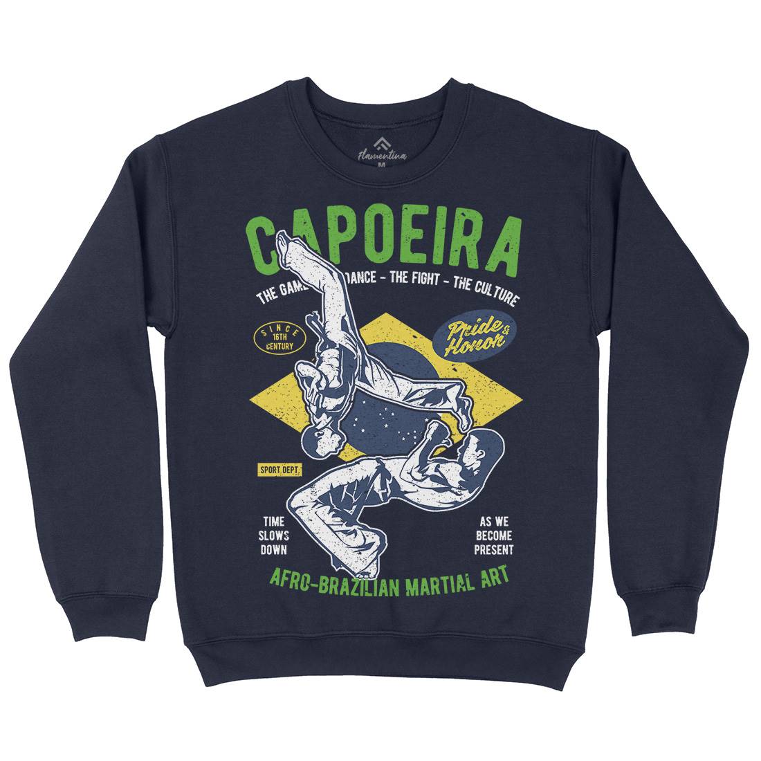 Brazilian Capoeira Mens Crew Neck Sweatshirt Sport A632