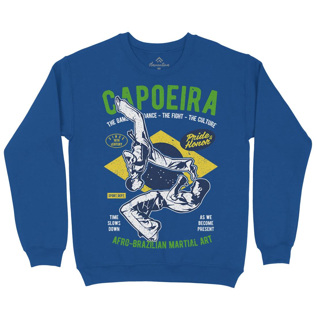 Brazilian Capoeira Mens Crew Neck Sweatshirt Sport A632