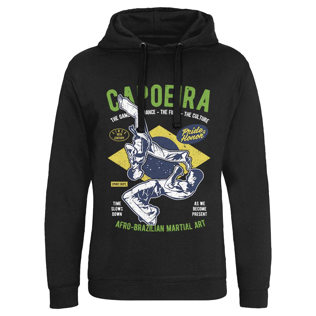 Brazilian Capoeira Mens Hoodie Without Pocket Sport A632