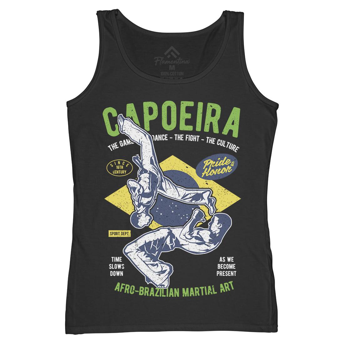 Brazilian Capoeira Womens Organic Tank Top Vest Sport A632