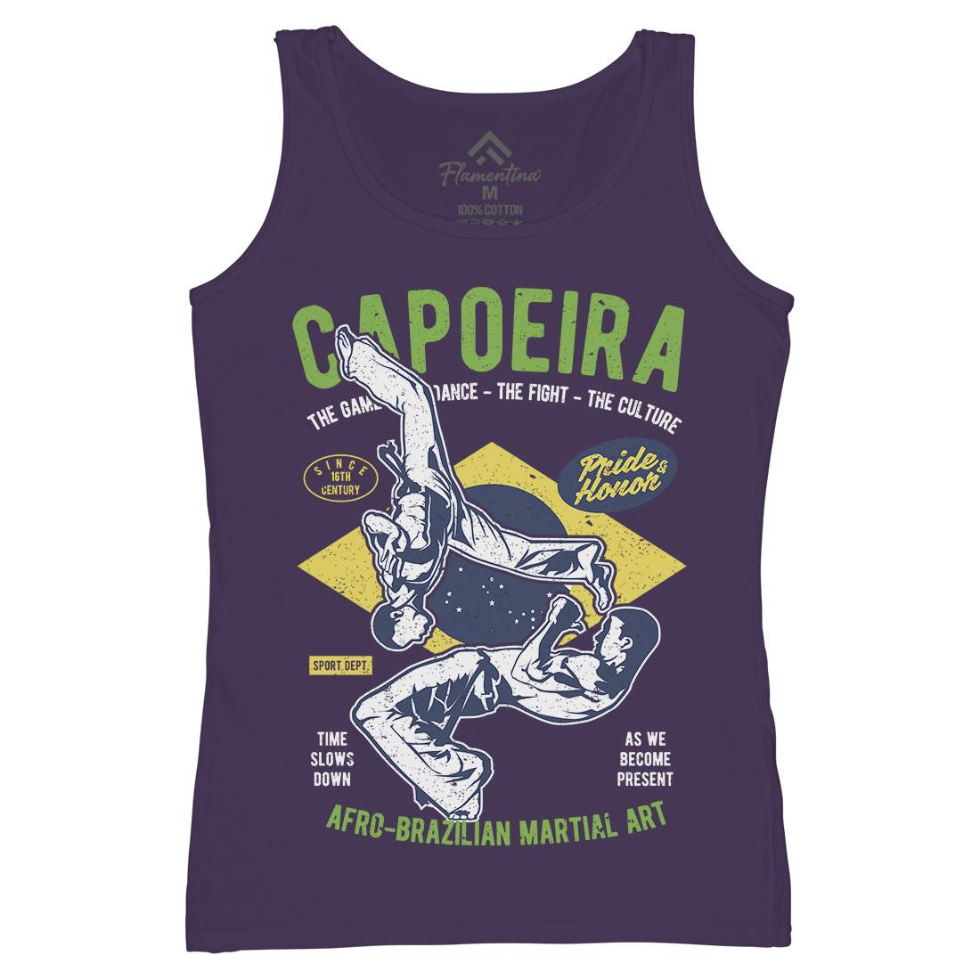 Brazilian Capoeira Womens Organic Tank Top Vest Sport A632