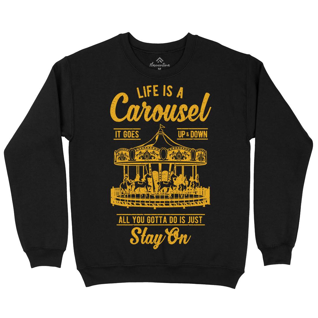Carousel Kids Crew Neck Sweatshirt Retro A633