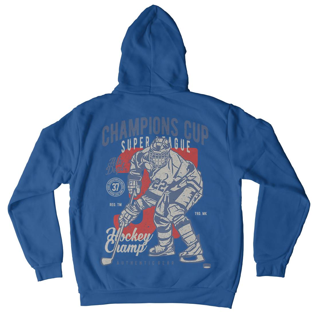 Champions Cup Hockey Kids Crew Neck Hoodie Sport A634