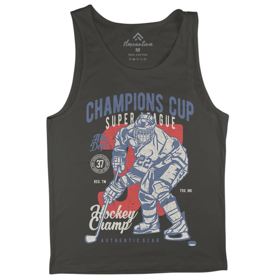 Champions Cup Hockey Mens Tank Top Vest Sport A634