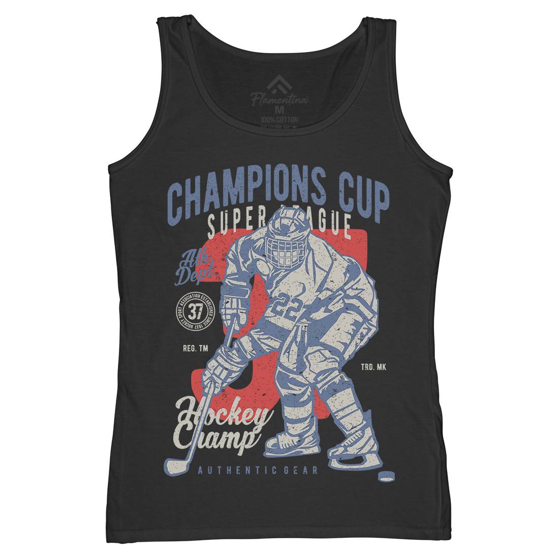 Champions Cup Hockey Womens Organic Tank Top Vest Sport A634