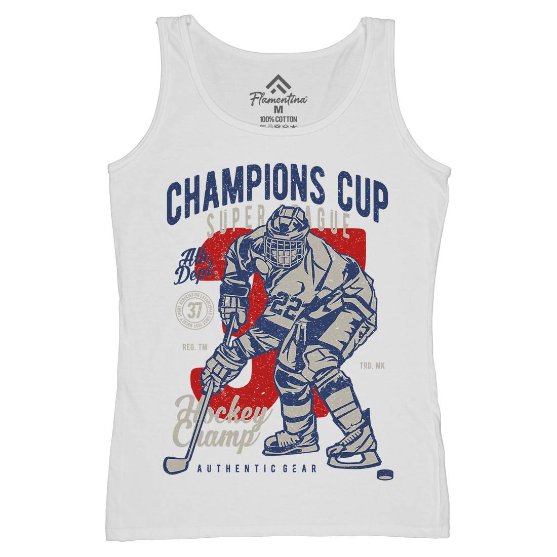 Champions Cup Hockey Womens Organic Tank Top Vest Sport A634