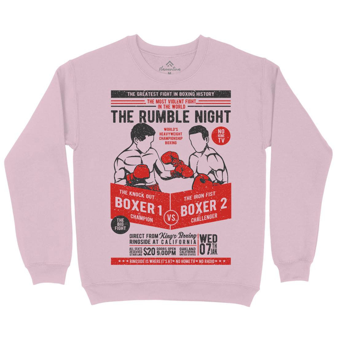 Classic Boxing Kids Crew Neck Sweatshirt Sport A635
