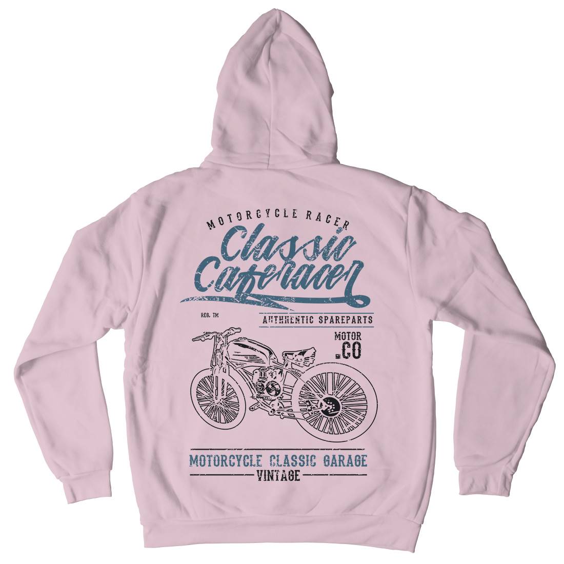Classic Caferacer Kids Crew Neck Hoodie Motorcycles A636