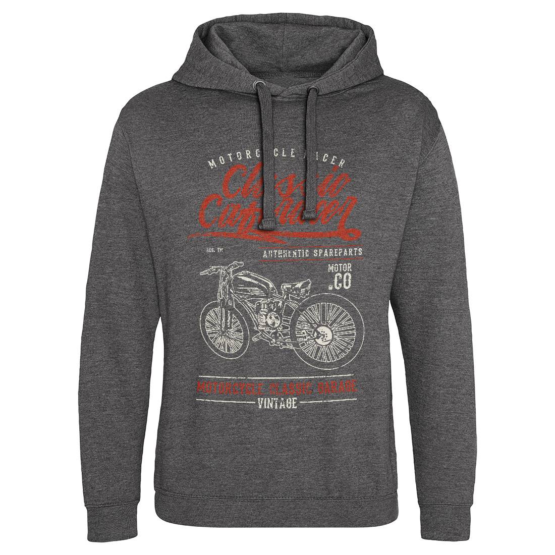 Classic Caferacer Mens Hoodie Without Pocket Motorcycles A636