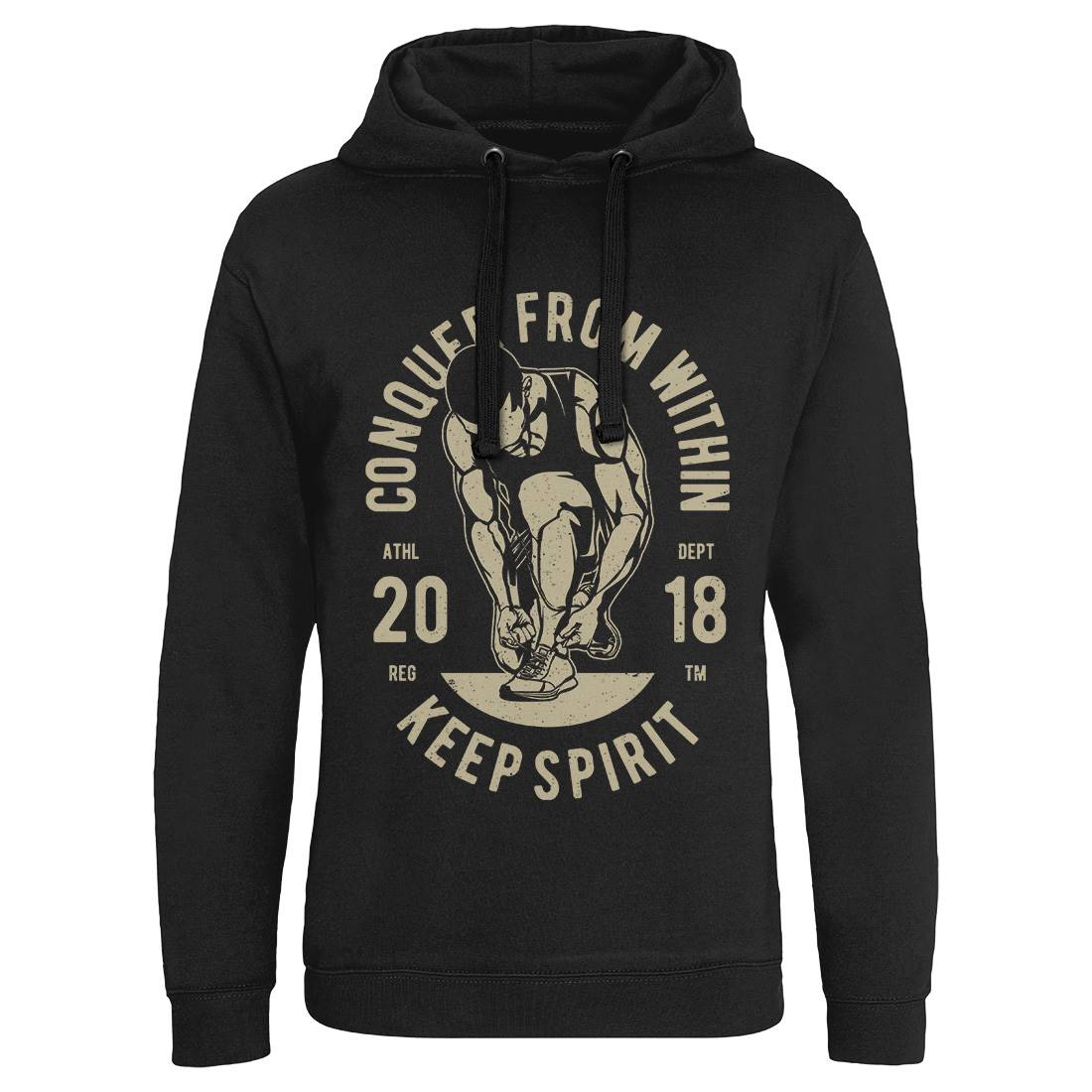 Conquer From Within Mens Hoodie Without Pocket Sport A638