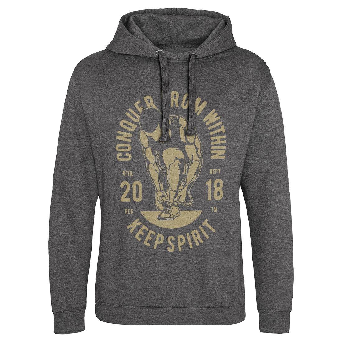 Conquer From Within Mens Hoodie Without Pocket Sport A638