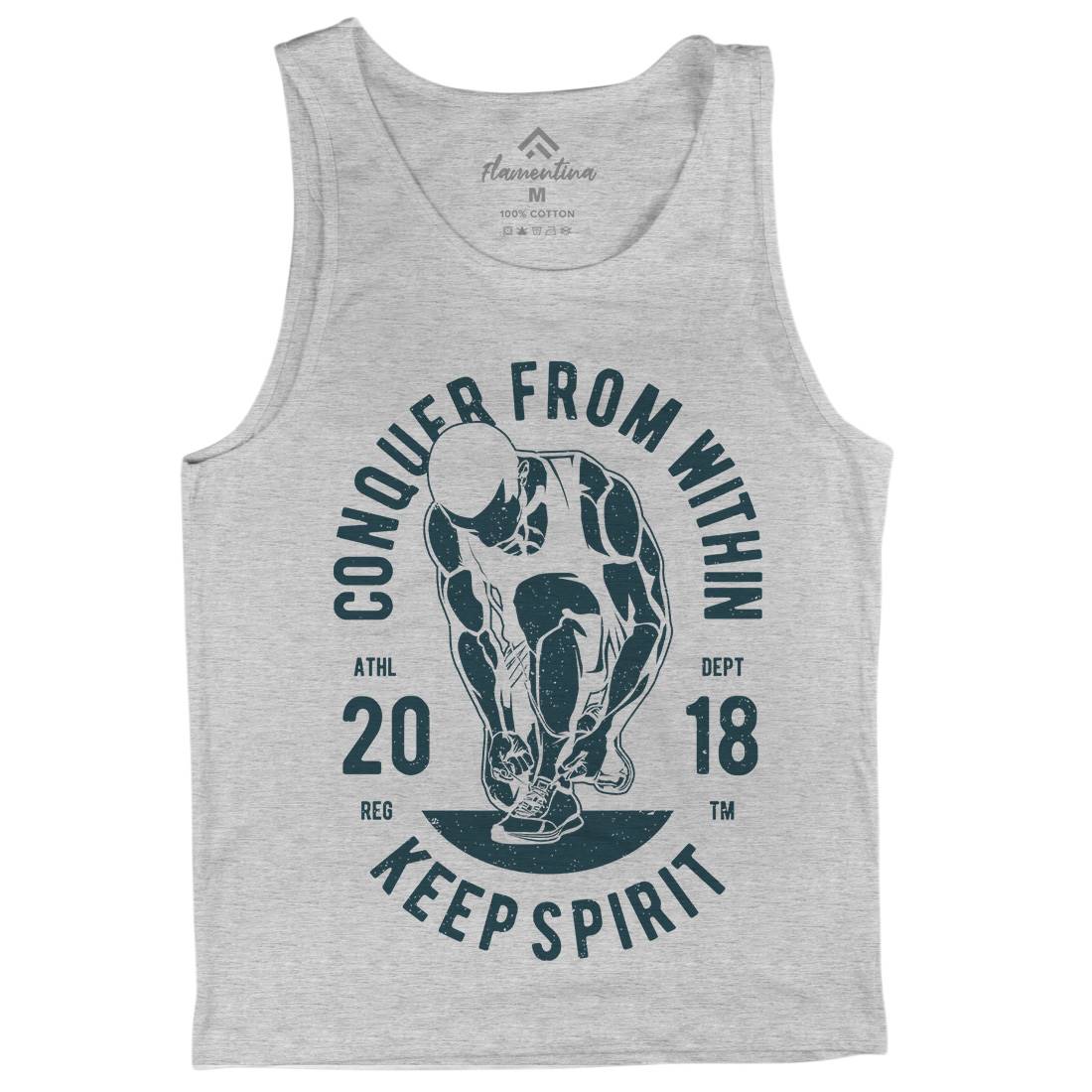 Conquer From Within Mens Tank Top Vest Sport A638
