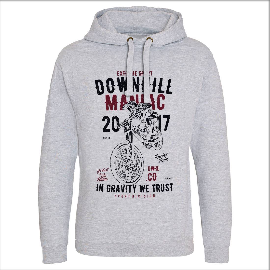 Downhill Maniac Mens Hoodie Without Pocket Bikes A644
