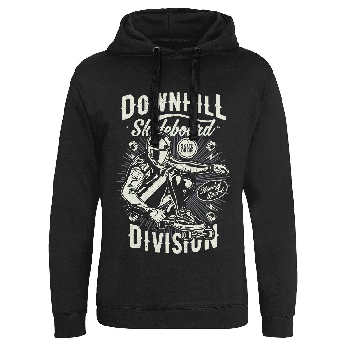 Downhill Skateboard Mens Hoodie Without Pocket Skate A645