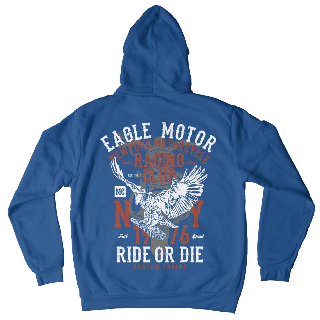 Eagle Motor Kids Crew Neck Hoodie Motorcycles A647