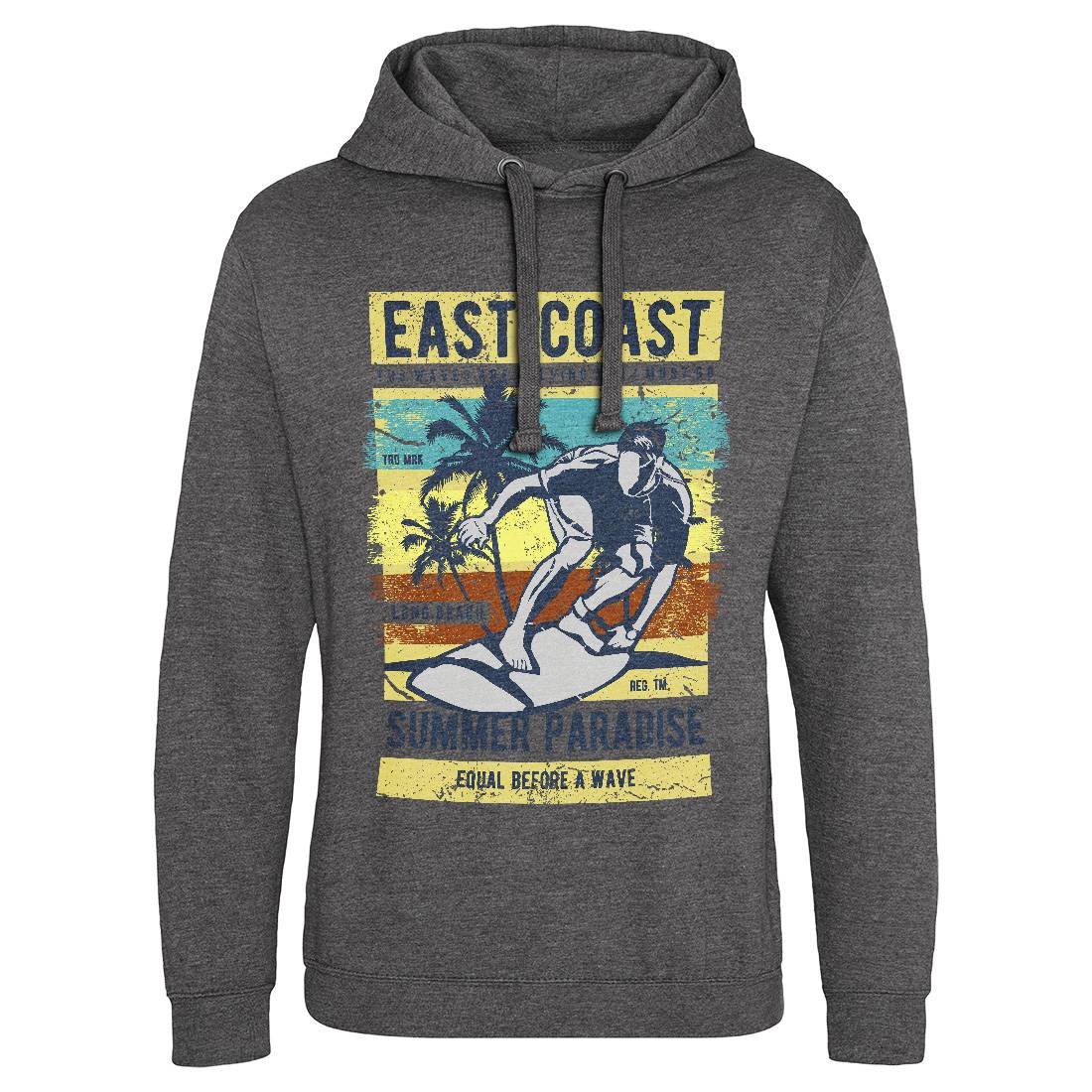 East Coast Surfing Mens Hoodie Without Pocket Surf A648