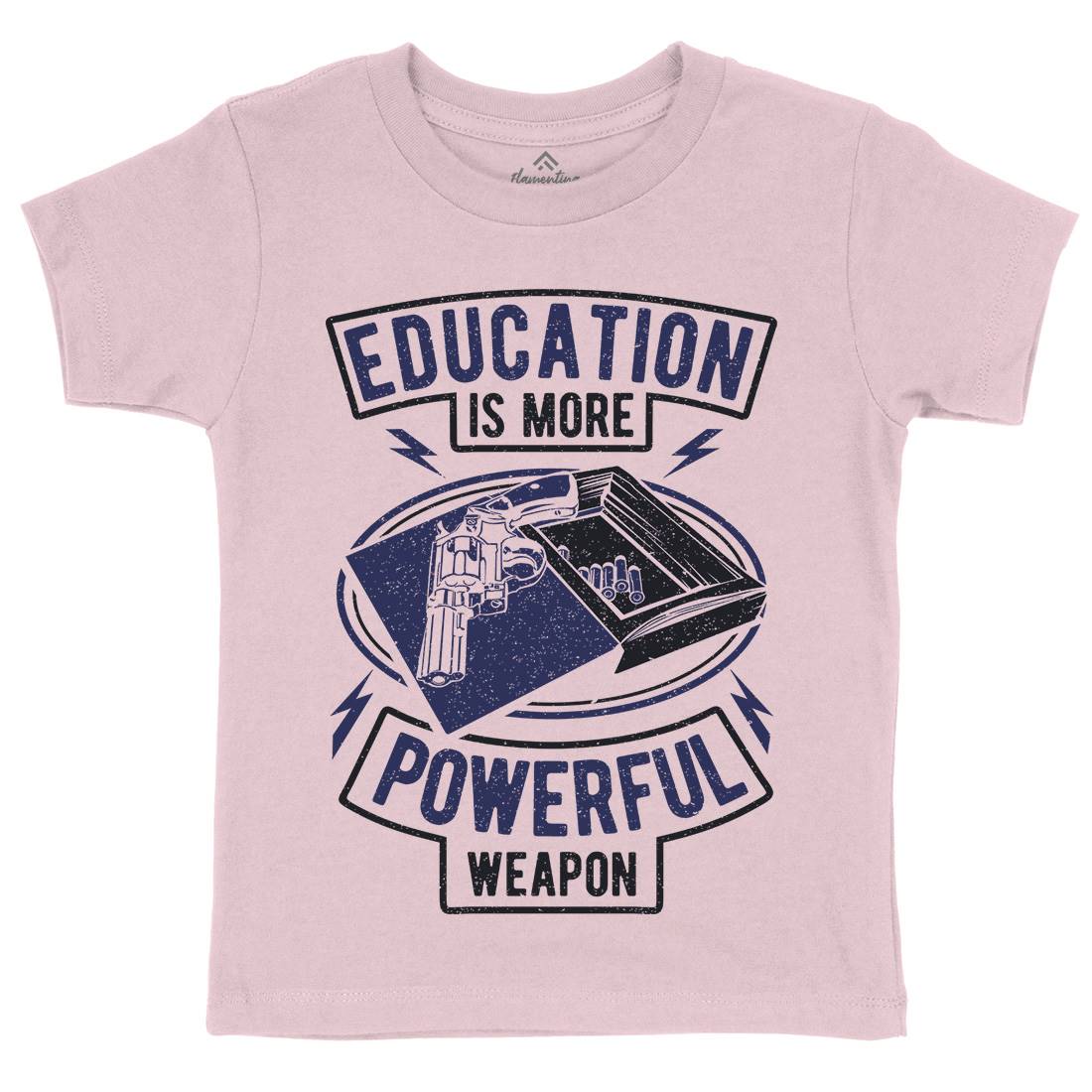 Education Kids Crew Neck T-Shirt Quotes A649