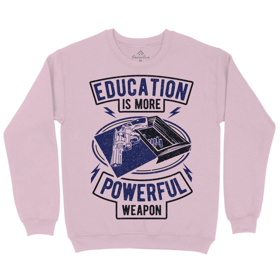 Education Kids Crew Neck Sweatshirt Quotes A649
