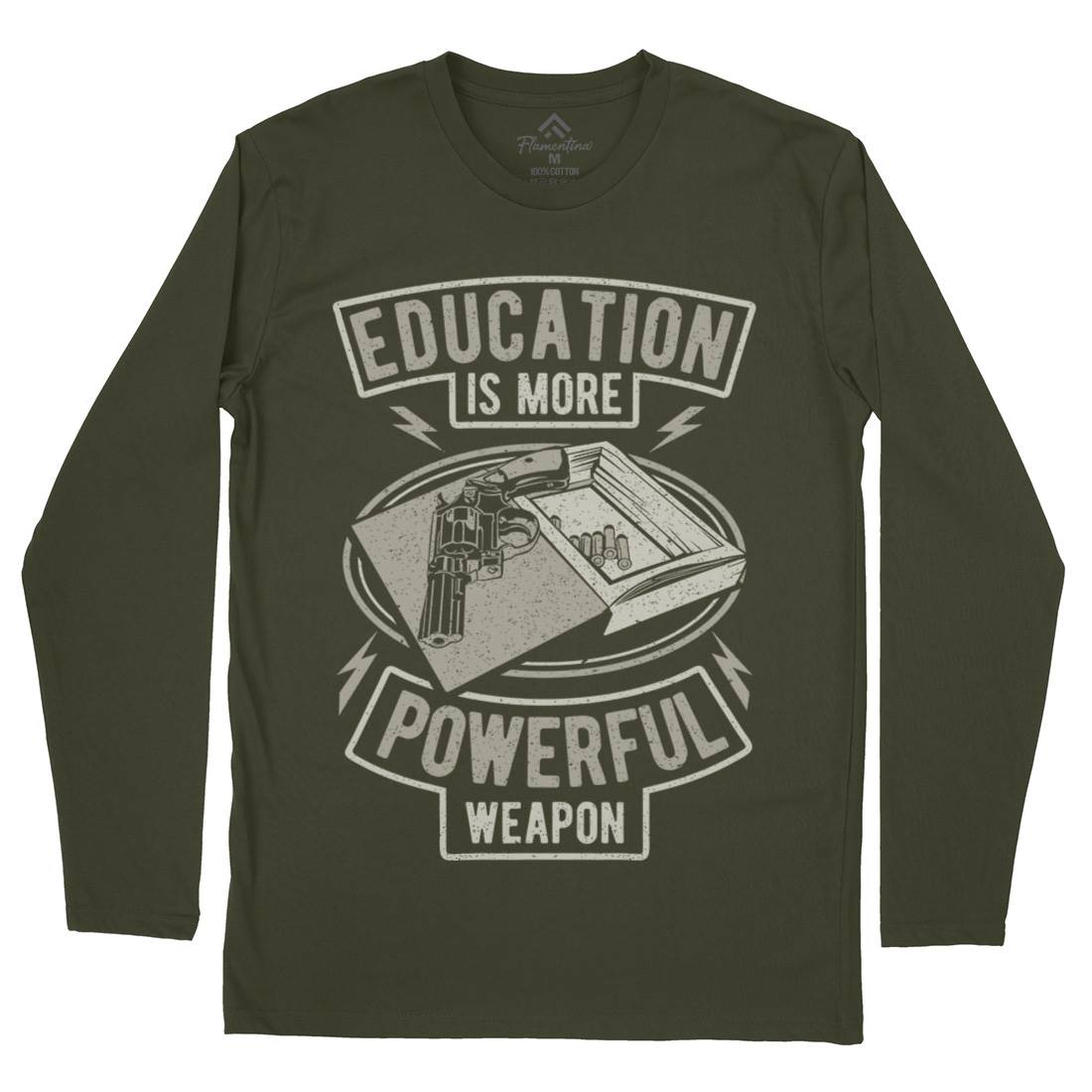 Education Mens Long Sleeve T-Shirt Quotes A649