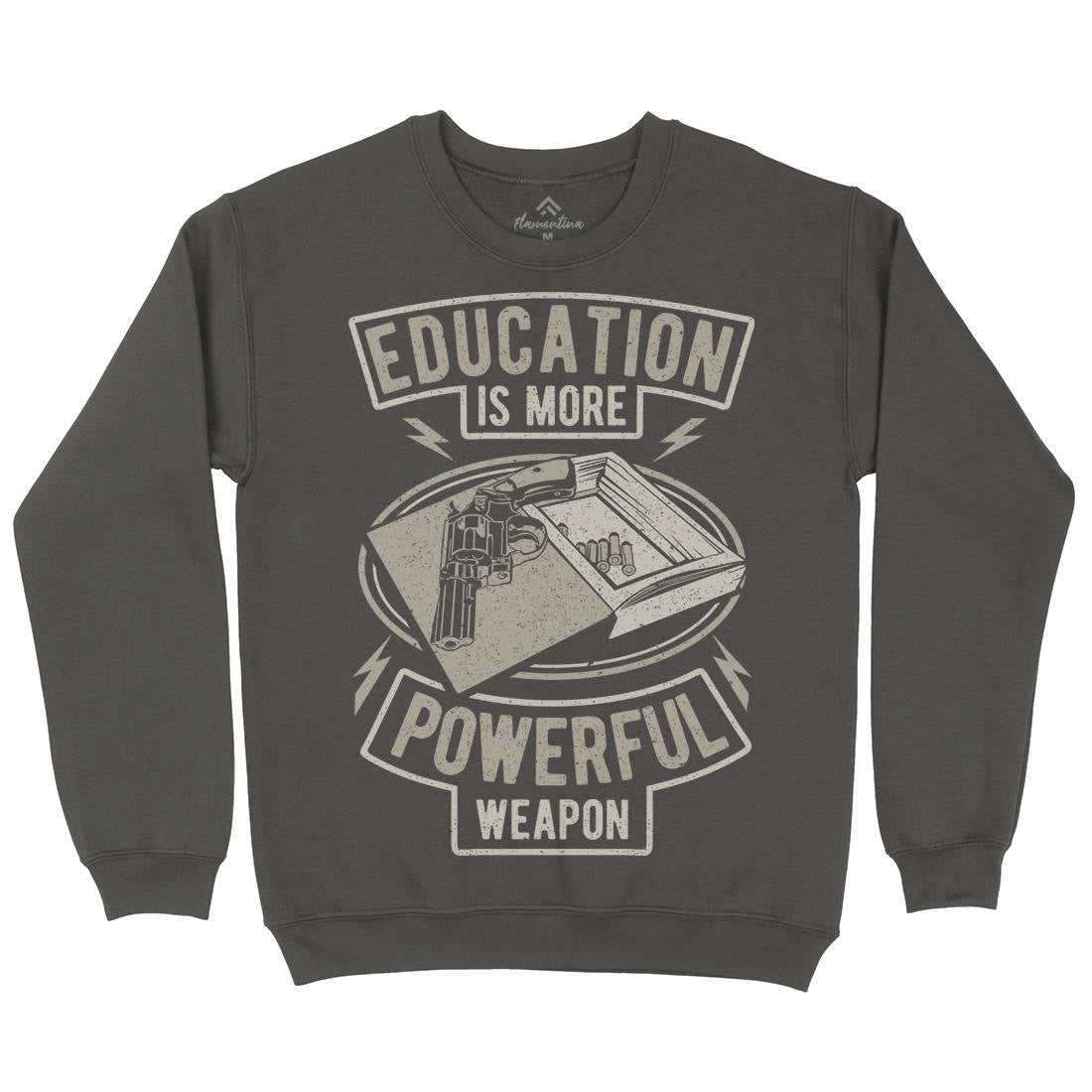 Education Mens Crew Neck Sweatshirt Quotes A649