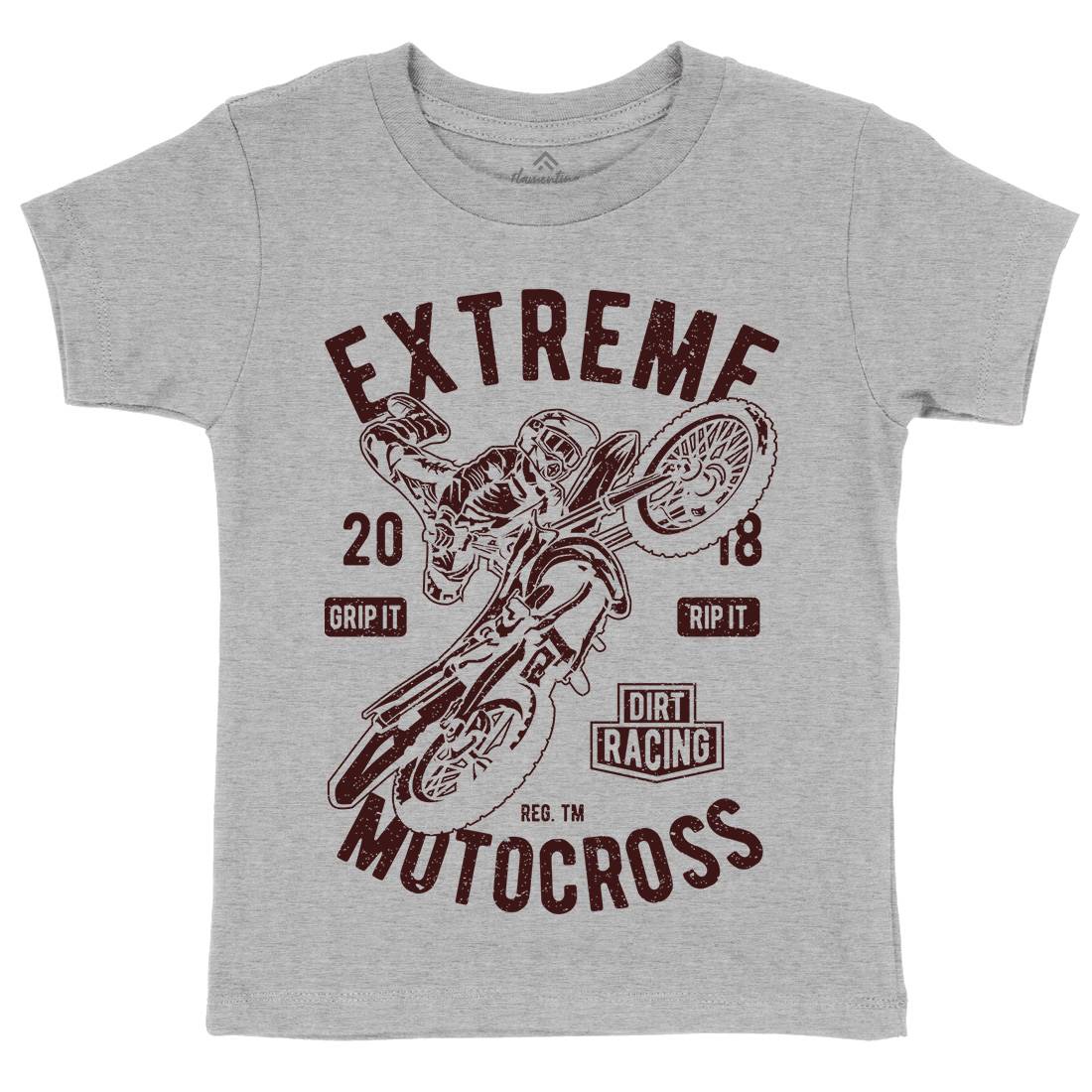 Extreme Motocross Kids Organic Crew Neck T-Shirt Motorcycles A651