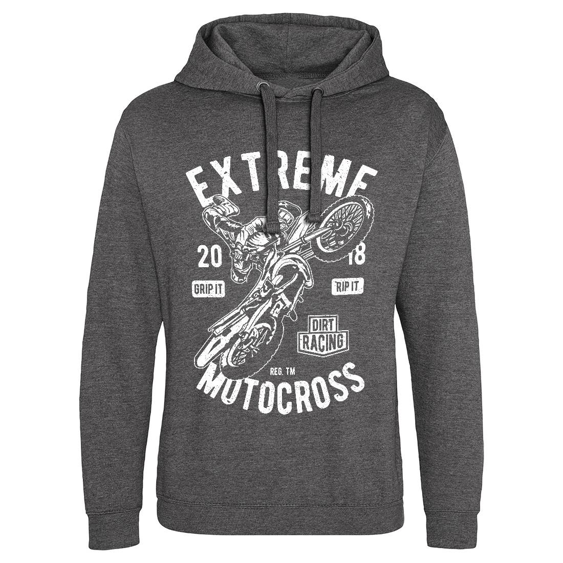 Extreme Motocross Mens Hoodie Without Pocket Motorcycles A651