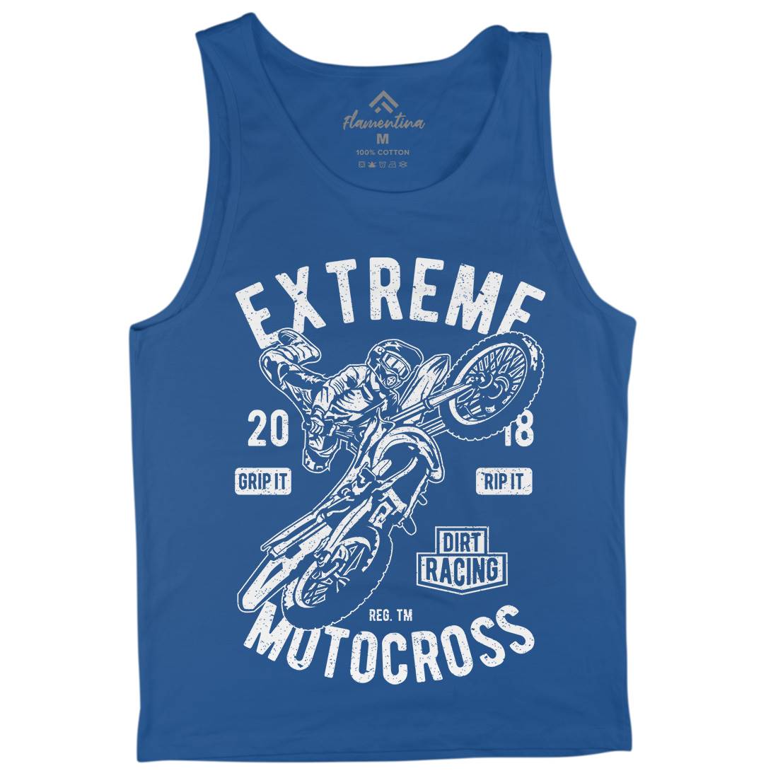 Extreme Motocross Mens Tank Top Vest Motorcycles A651