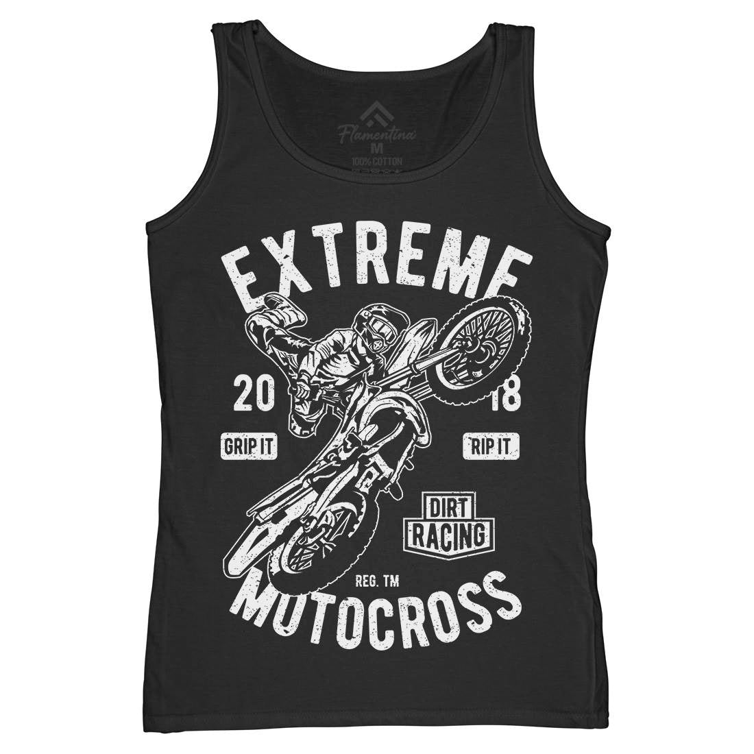 Extreme Motocross Womens Organic Tank Top Vest Motorcycles A651