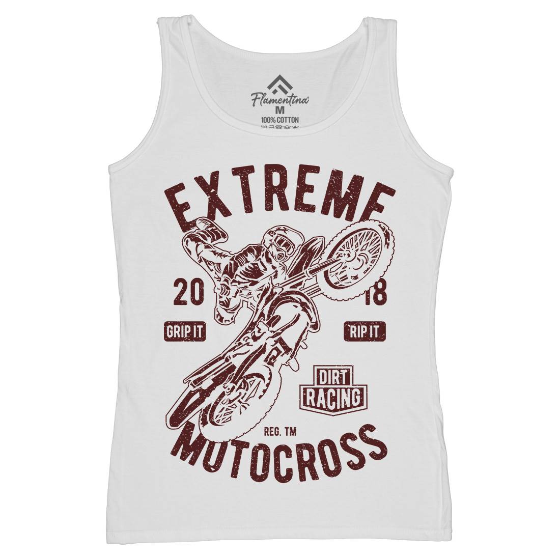 Extreme Motocross Womens Organic Tank Top Vest Motorcycles A651