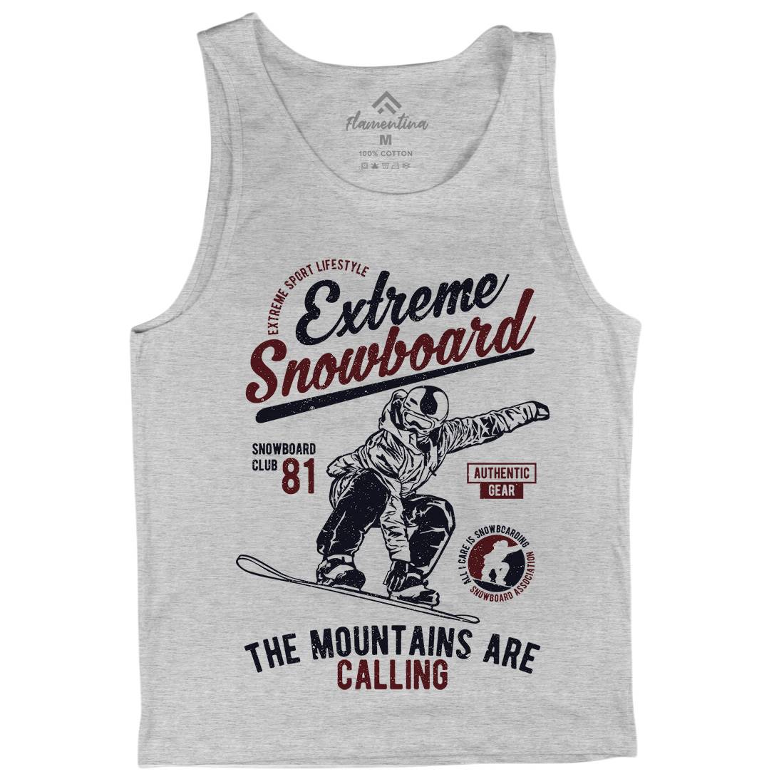 Extreme Snowboard Mens Tank Top Vest Sport A652