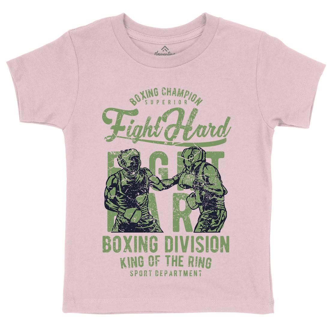Fight Hard Kids Crew Neck T-Shirt Sport A653
