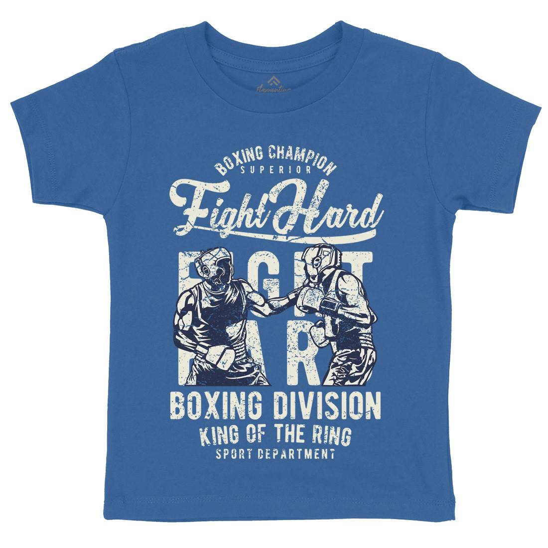 Fight Hard Kids Crew Neck T-Shirt Sport A653
