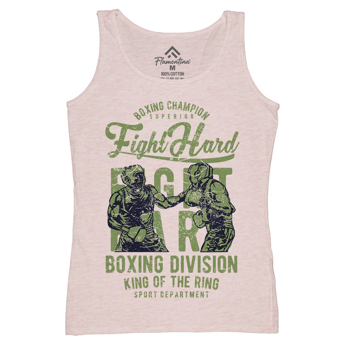Fight Hard Womens Organic Tank Top Vest Sport A653