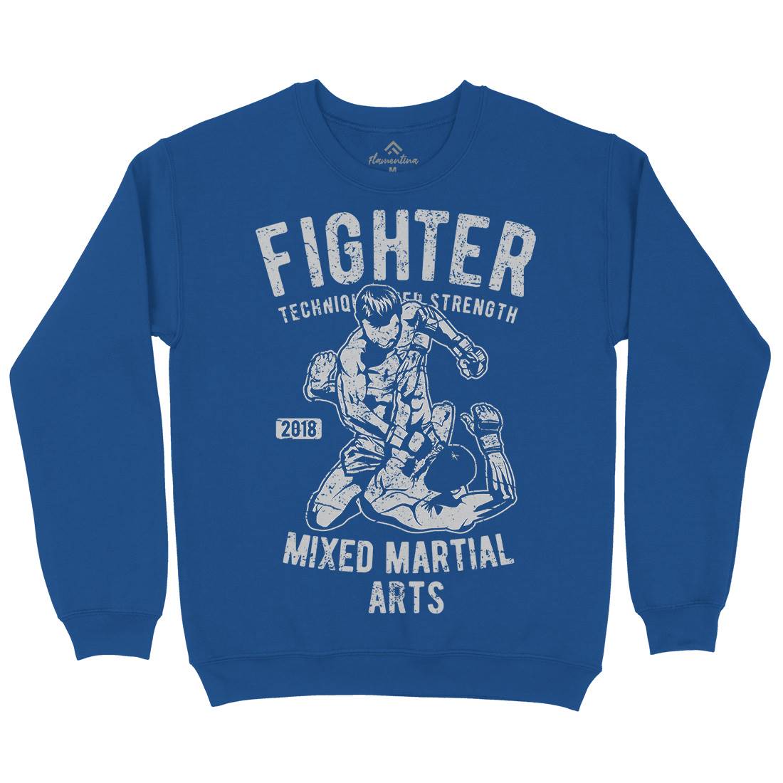 Fighter Mens Crew Neck Sweatshirt Sport A654