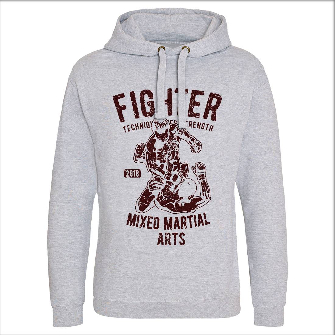 Fighter Mens Hoodie Without Pocket Sport A654