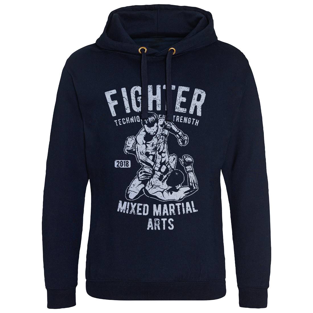 Fighter Mens Hoodie Without Pocket Sport A654