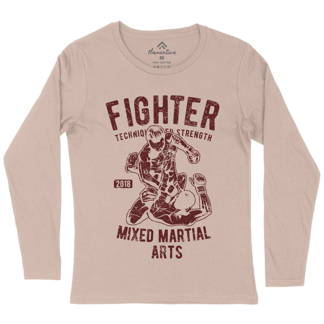 Fighter Womens Long Sleeve T-Shirt Sport A654